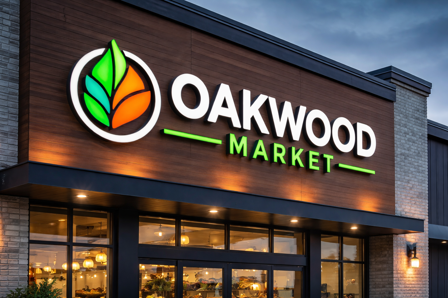 Custom exterior signage in Pittsburgh for commercial buildings and storefronts